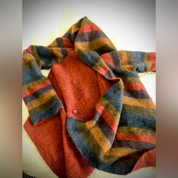 Sarah Pacini Sweaters - Sarah Pacini Lagenlook Oversized Mohair-Wool Blend Cardigan Laine